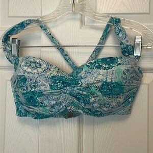 Underwear cross strap bikini top